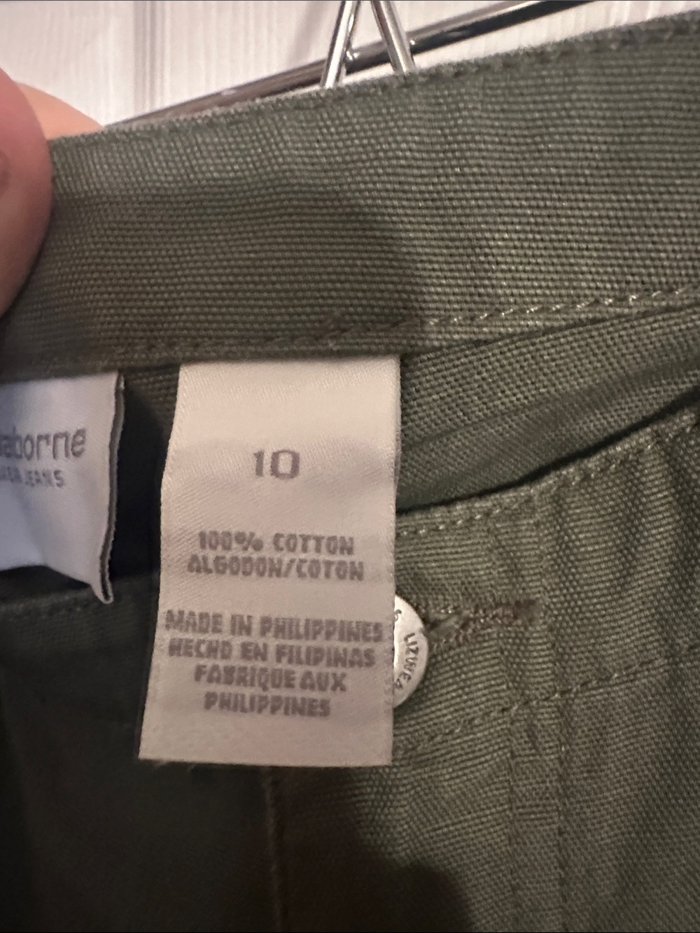 Liz Claiborne Lizwear jeans shorts Size 10 - Picture 5 of 9